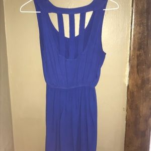 Royal blue sun dress